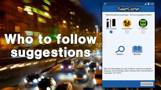TweetCaster Pro for Twitter Screenshot