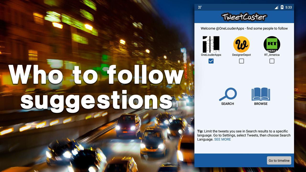   TweetCaster Pro for Twitter – Screenshot 