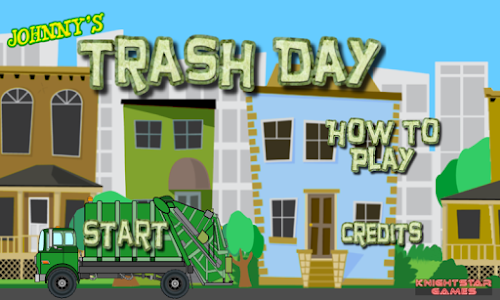 Android application Johnnys Trash Day screenshort