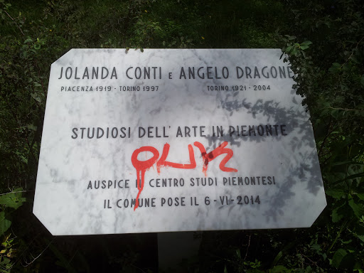 Targa A Jolanda Conti E Angelo Dragone