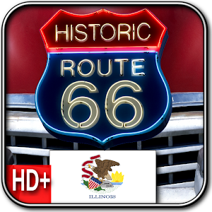 Route 66 ILLINOIS HD+Wallpaper