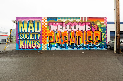 POW! WOW! Hawaii 2014 - Welcome to Paradise Mural