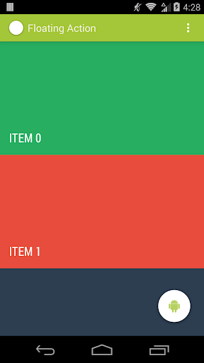 【免費程式庫與試用程式App】Floating Action Demo-APP點子
