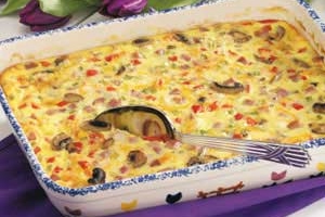Ham 'n' Cheese Egg Bake