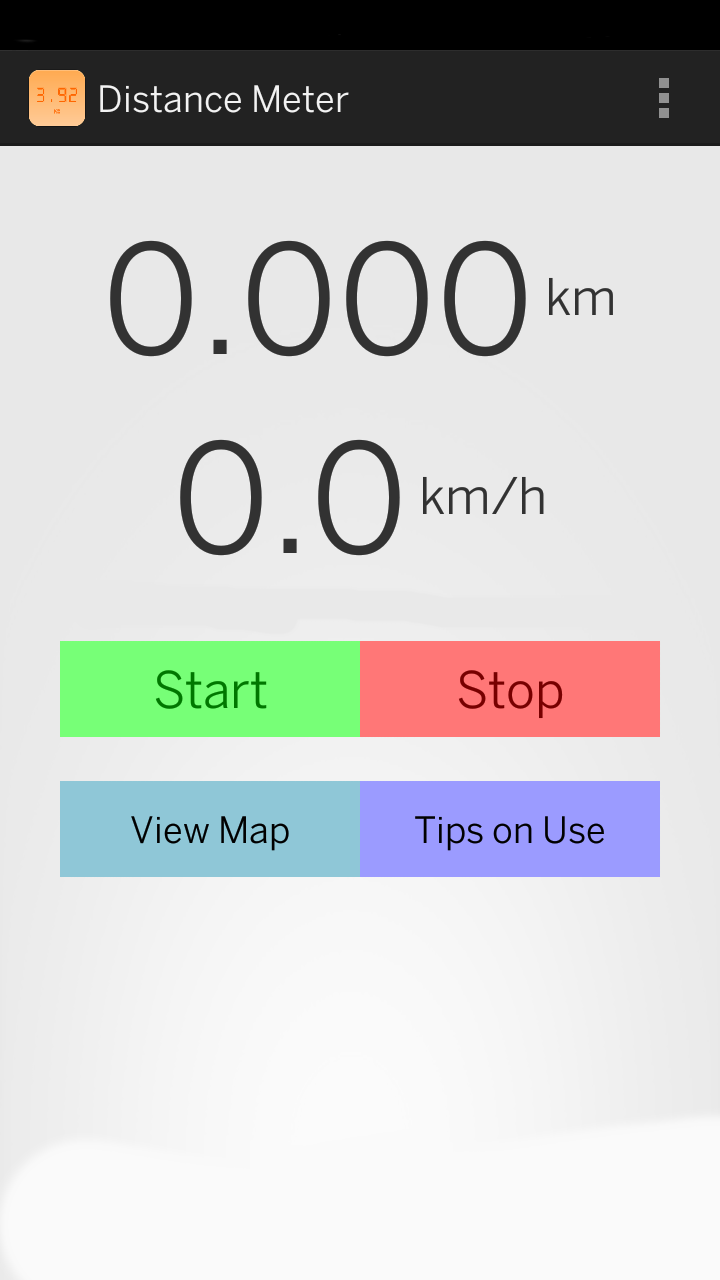 Android application Precise Distance Meter screenshort