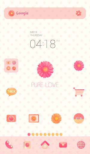 daisy pure love dodol theme