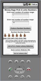 Lastest Money Bags Pick 6 Lottery #'s APK