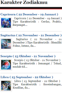 Sifat dan Karakter Zodiak-mu Screenshots 10