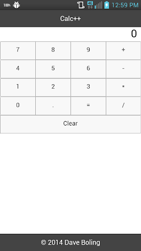 Dave's Simple Calc