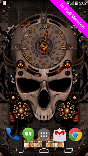 【免費個人化App】Steampunk Clock Free Wallpaper-APP點子