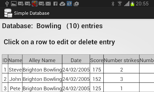Lastest Simple Database APK