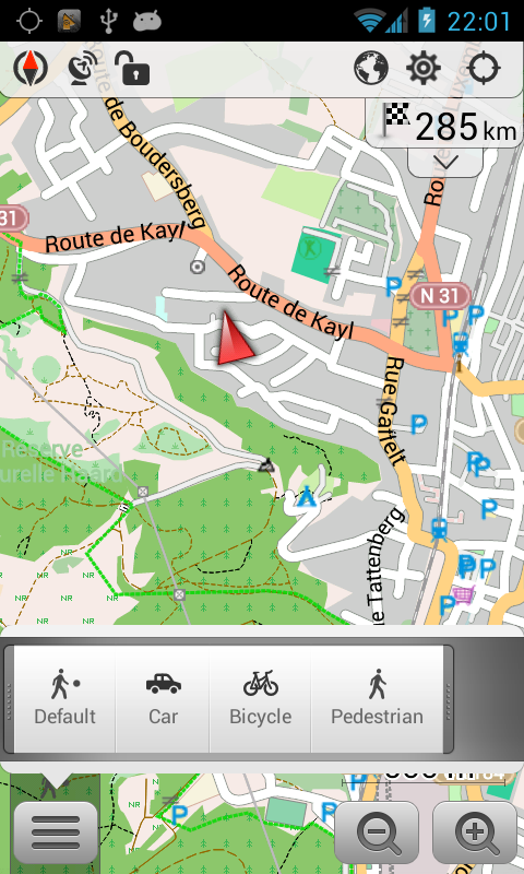 openstreetmap navigation app ios