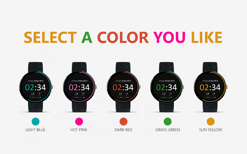 Blueish Black Material Watch Screen 3