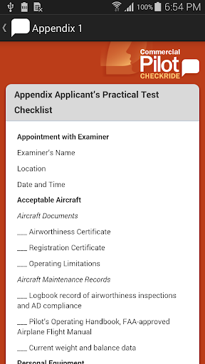 【免費教育App】Commercial Pilot Checkride-APP點子