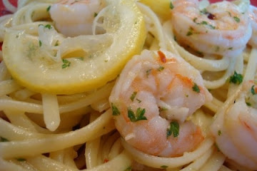 Linguine with Shrimp Scampi