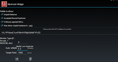 NiceHash Widget APK Screenshot Thumbnail #7
