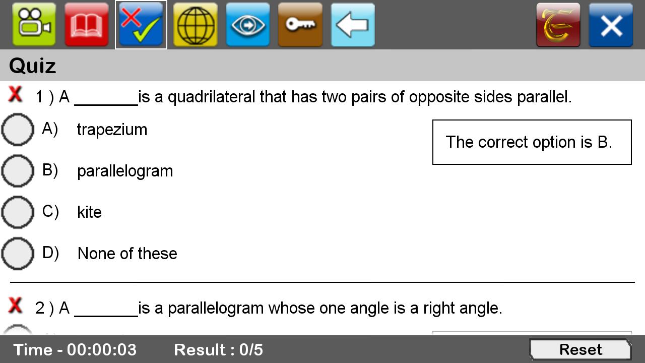 worksheet Different Types Of Quadrilaterals types of quadrilaterals android apps on google play screenshot