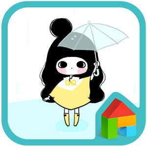 봉자 비오는날 여름 도돌런처 테마.apk 1.0