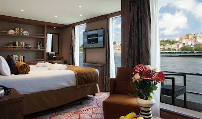 Wake up in your suite to scenic views of Portugal. The 106-passenger AmaVida features balconies in the majority of its staterooms, which range up to 323 square feet.