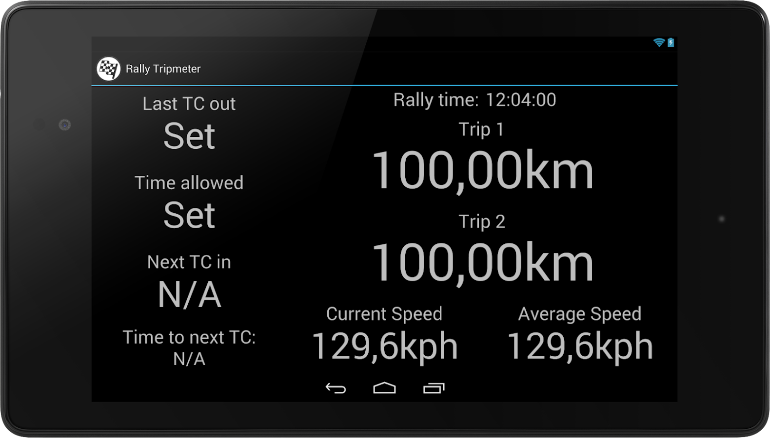 Rally Tripmeter Android Apps on Google Play