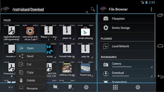 UNCOPT File Browser - screenshot thumbnail