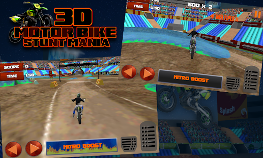   3D Motor Bike Stunt Mania- screenshot thumbnail   