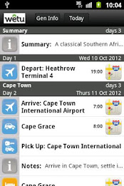 Our personal itinerary poster 1