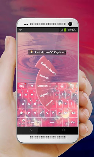 【免費個人化App】粉彩樹 GO Keyboard-APP點子