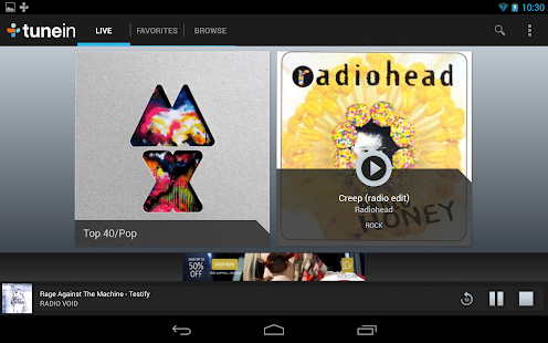 TuneIn Radio - screenshot thumbnail