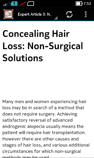 【免費健康App】Hair Loss Solutions-APP點子