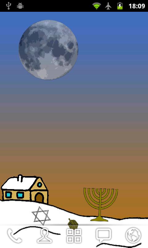 Hanukkah Live Wallpaper Screen 2