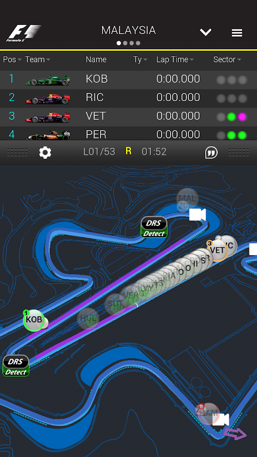 Official F1 ® App screenshot