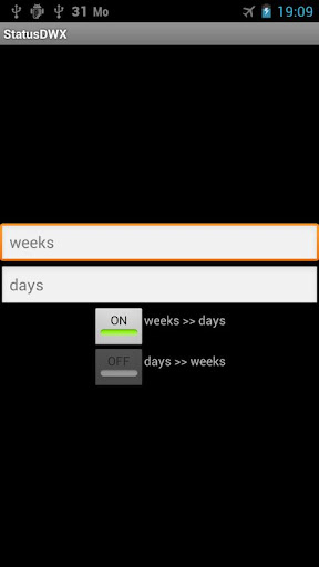 Day and Date Status Bar
