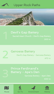 Free Gibraltar Upper Rock Paths APK for Android