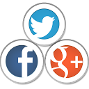 Jift(Facebook,Twitter,Google+) mobile app icon