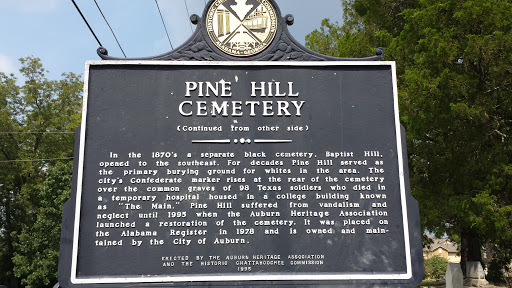 Pine Hill Cemetery in Auburn