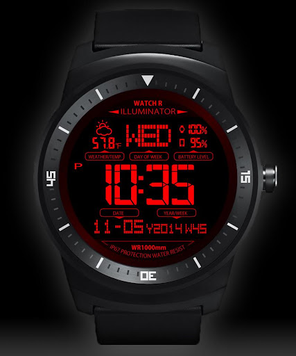 【免費生活App】A45 WatchFace for LG G Watch R-APP點子