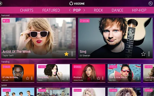 VIDZONE - Free HD Music Videos - screenshot thumbnail