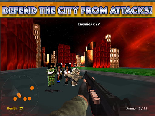 【免費動作App】Terror City Cube Survival-APP點子