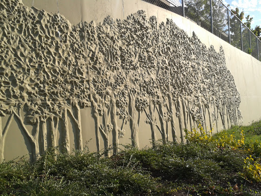 Offramp Concrete Trees