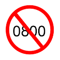 0800 for Free logo