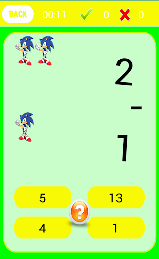 Math Kids Sonic