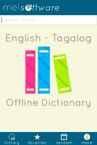 Offline Tagalog Dictionary