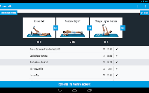 Runtastic Six Pack Abs Workout - screenshot thumbnail