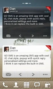 GO SMS Pro Widget - screenshot thumbnail