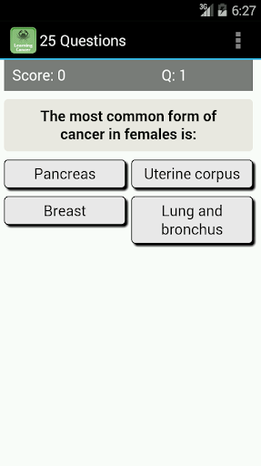 【免費醫療App】Learning Cancer Quiz-APP點子