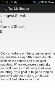  Tap Meditation – Vignette de la capture d'écran  