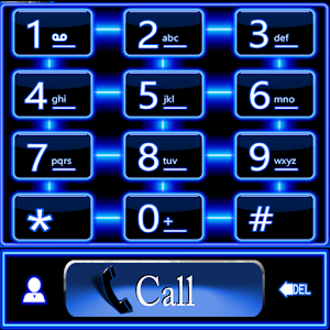 ExDialer Theme Blue Neon 個人化 App LOGO-APP開箱王