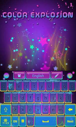 Color Explosion Go Keyboard