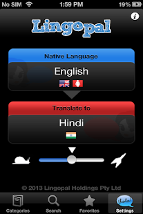 Lingopal Hindi Lite Screenshots 0